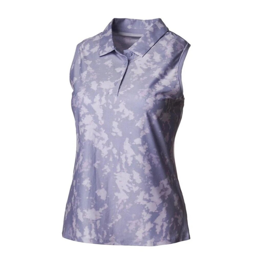 Nike Dri-FIT Victory Purple Sleeveless Golf Polo FZ6891-533 Women’s Size XL